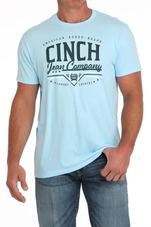 Men's Cinch Jean Company Tee - Light Blue
