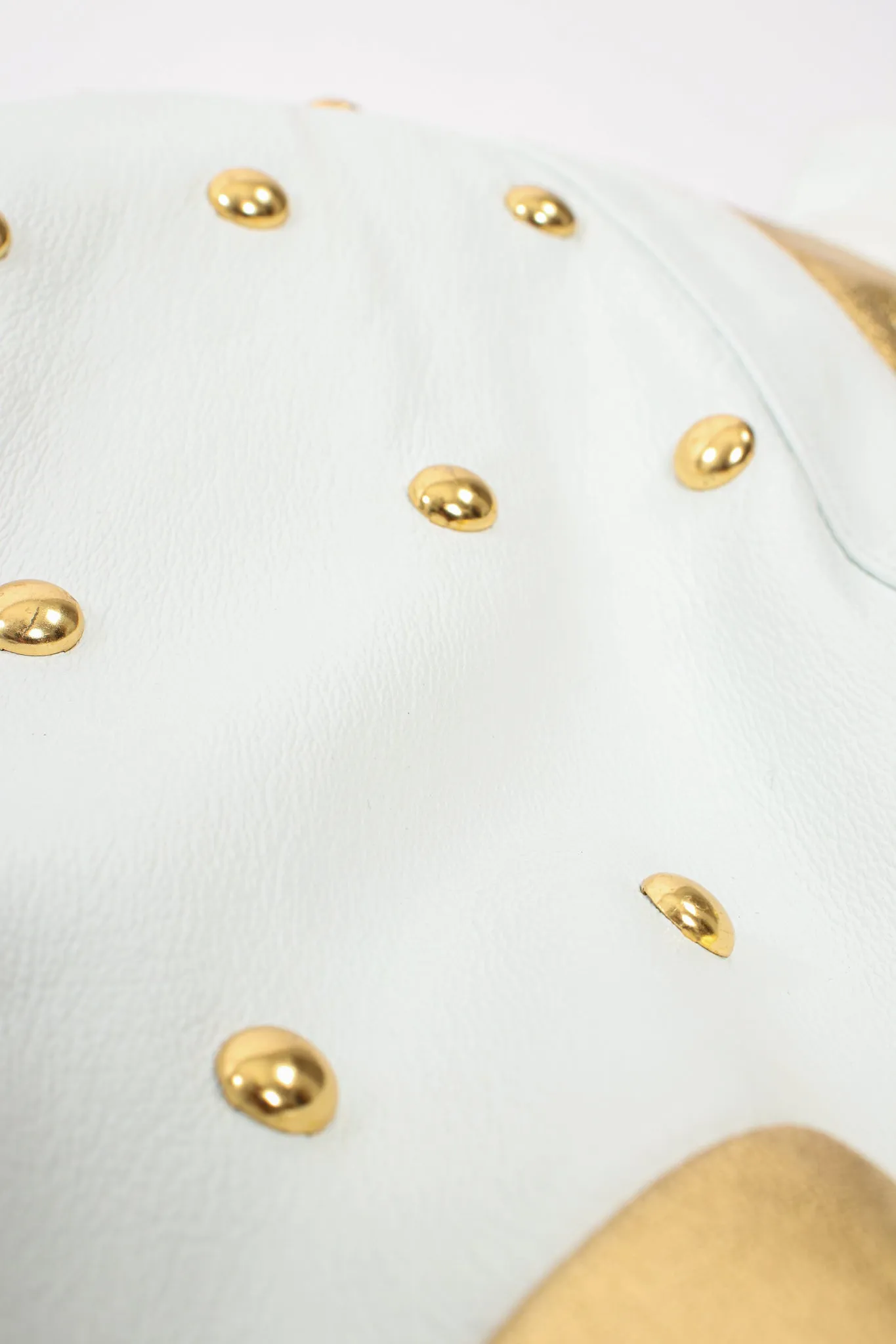 Mixed Metallic Leather Jacket