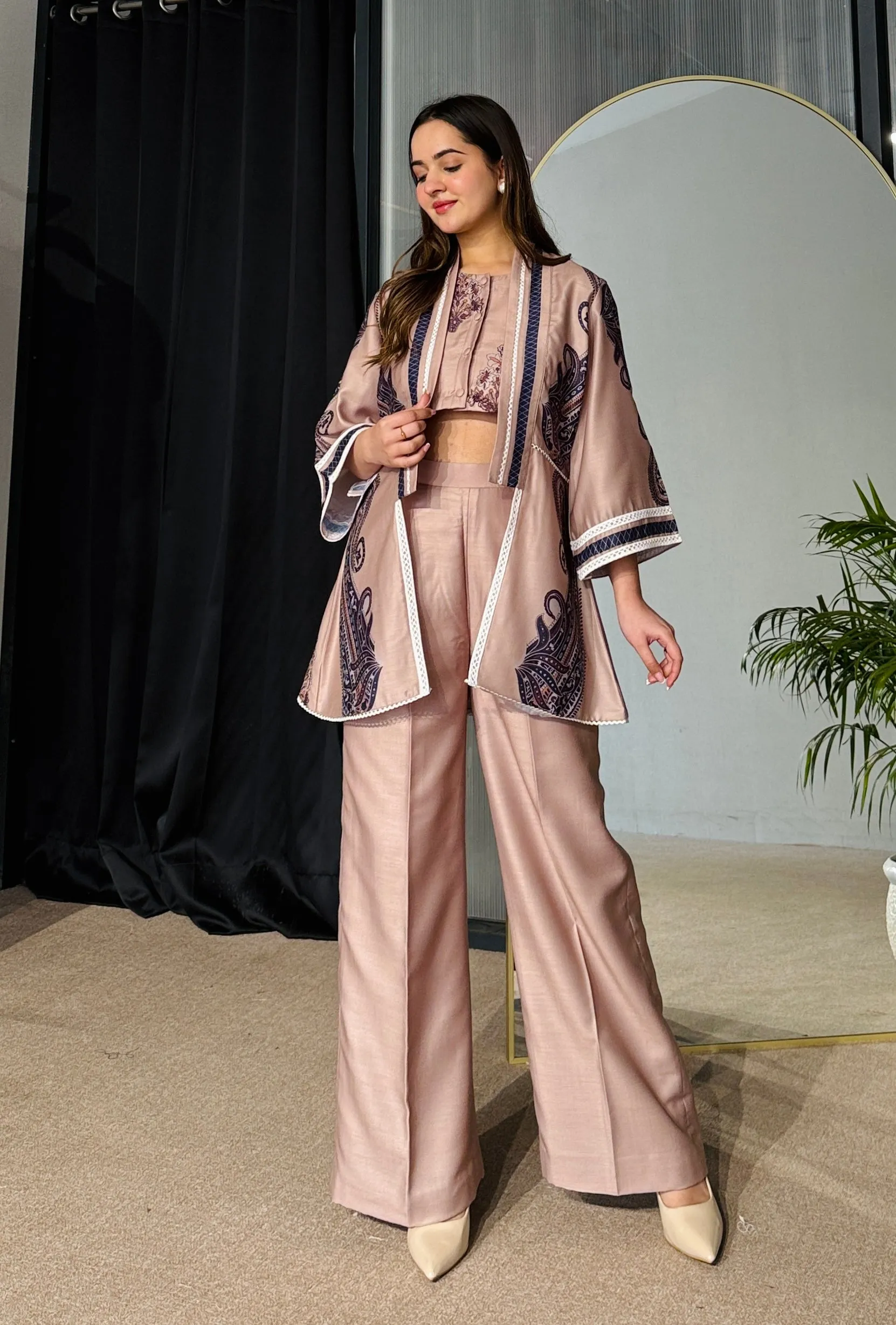 Mocha 3 Piece Co Ord Set