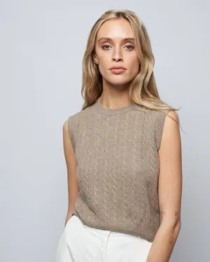 nadine vest - mole