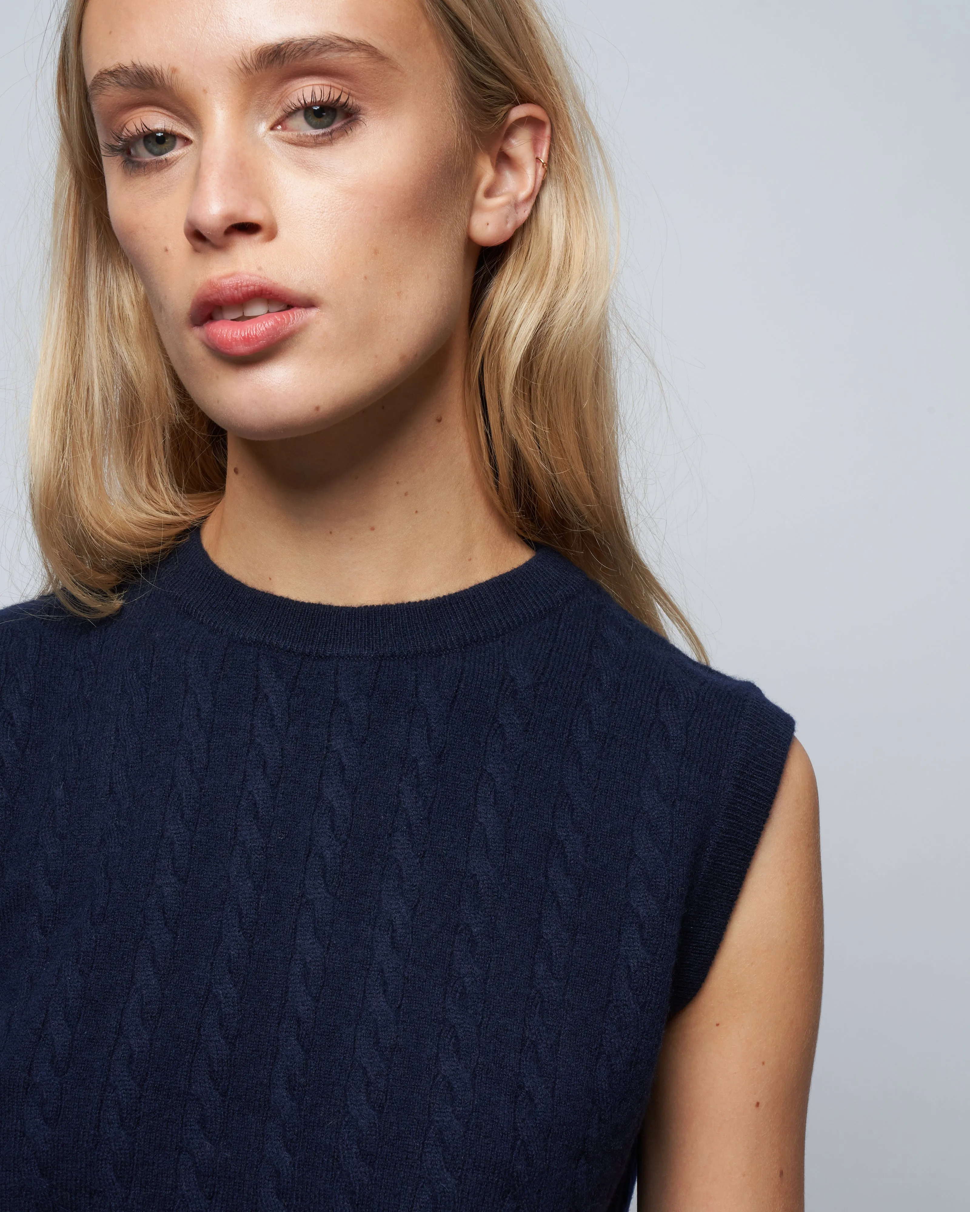 nadine vest - navy