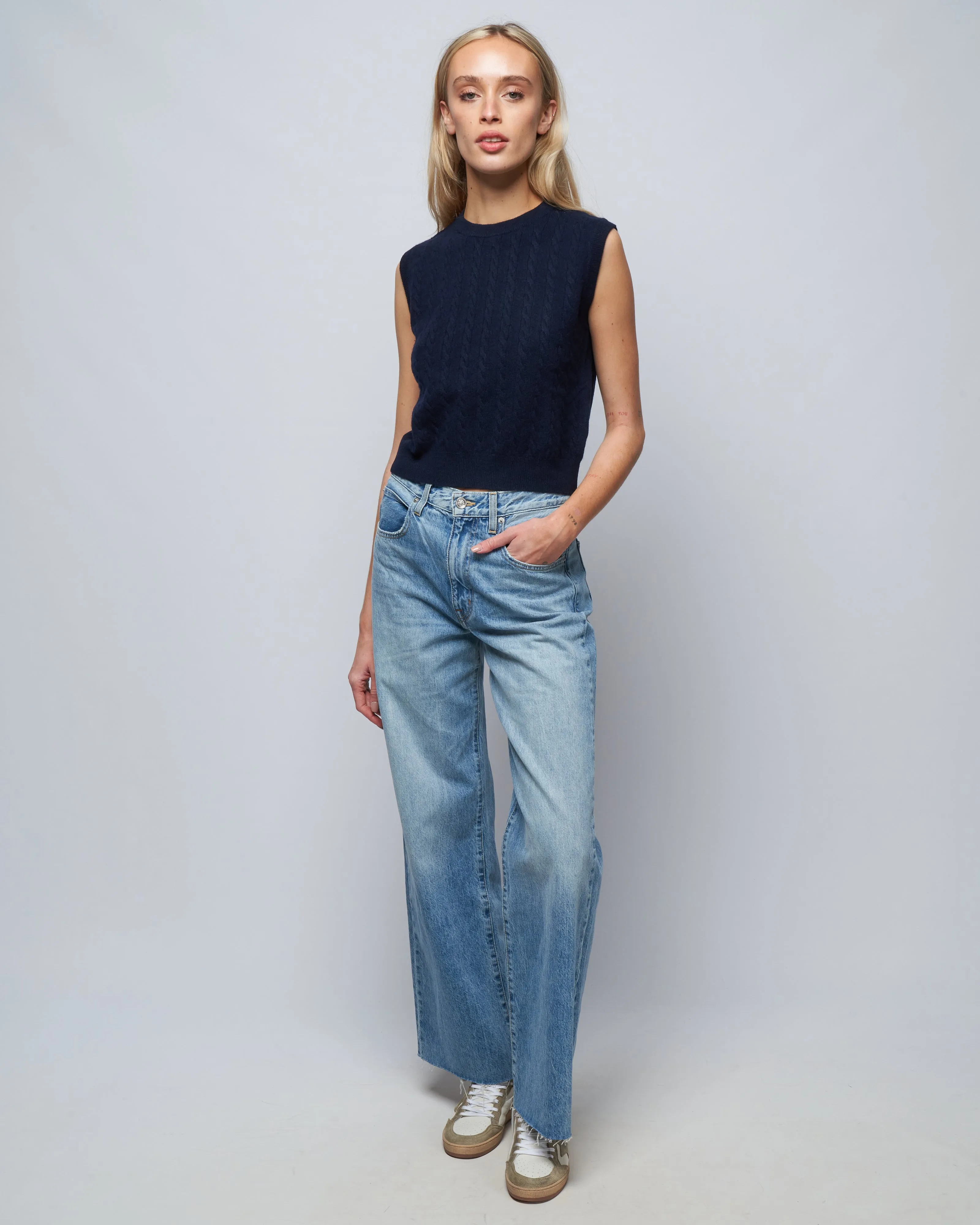 nadine vest - navy