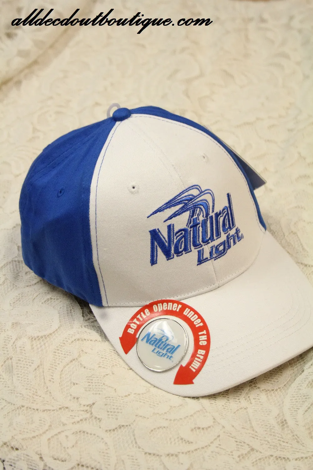 Natural Light | Blue And White  Ball Cap