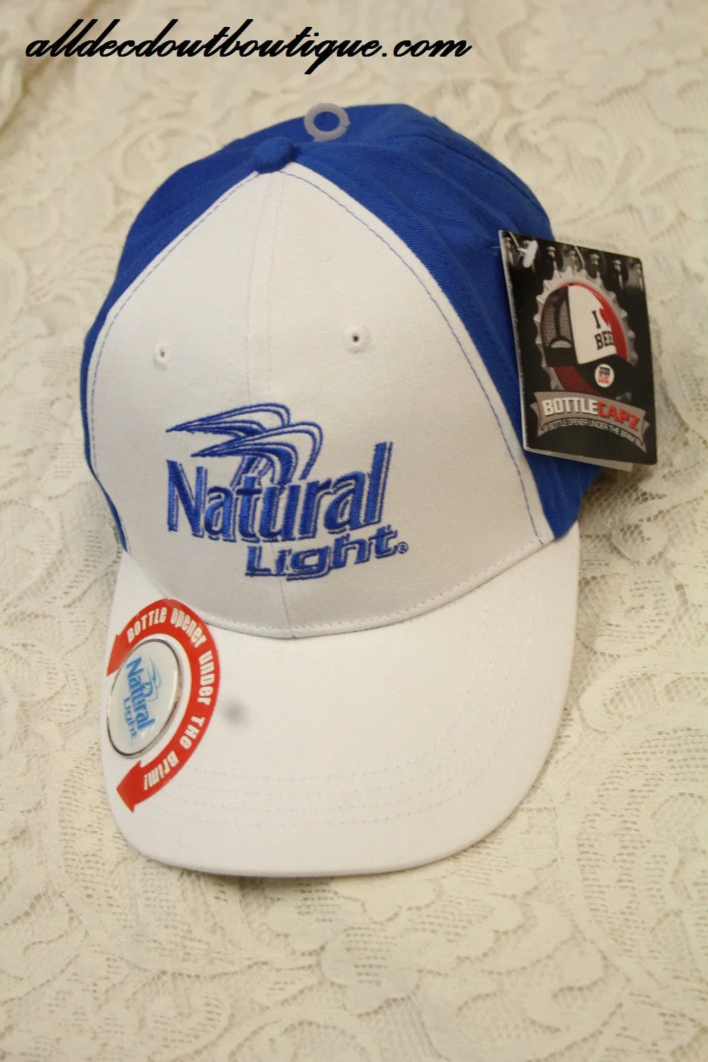 Natural Light | Blue And White  Ball Cap