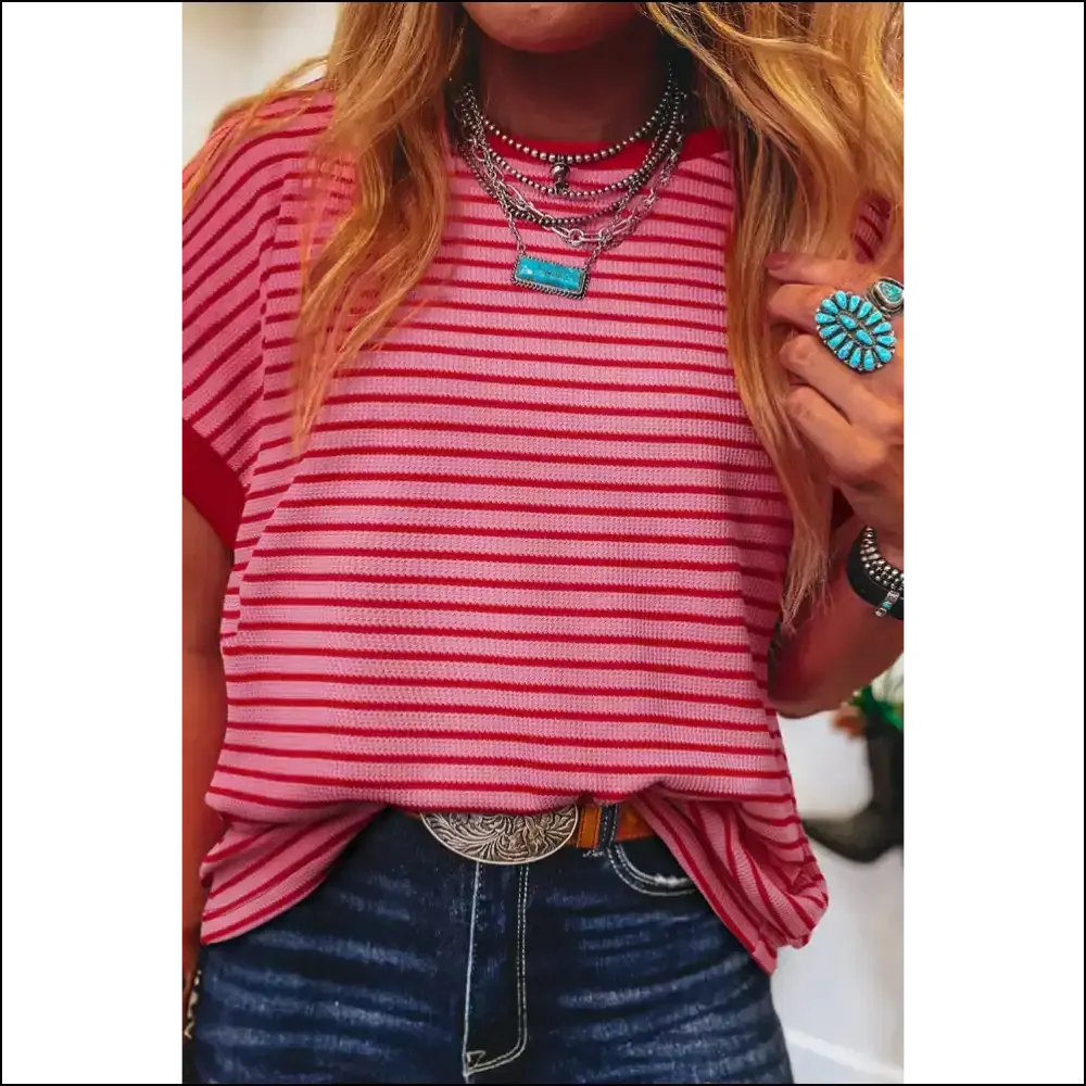 Needful Things: Chic Pink Stripe Tee - so Fetch  💖 (or Die Trying)