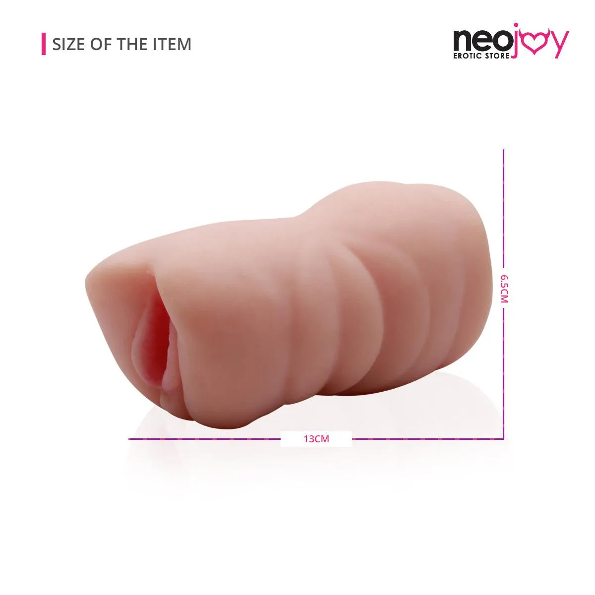 Neojoy Vagina Stroker Realistic Vagina - Flesh - 4.7inch -12cm