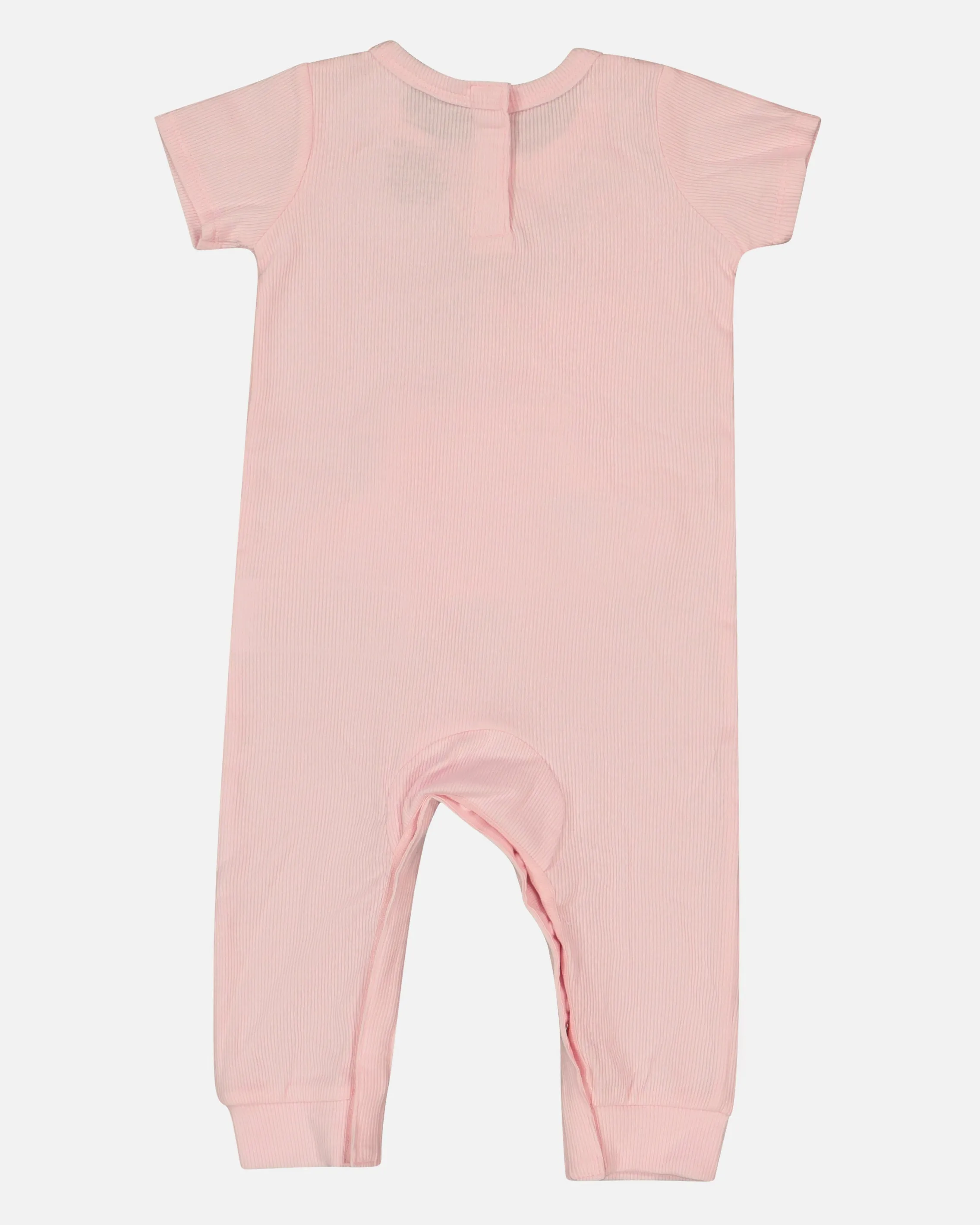 Nike Infants' Rib Knit Romper and Socks Set Pink