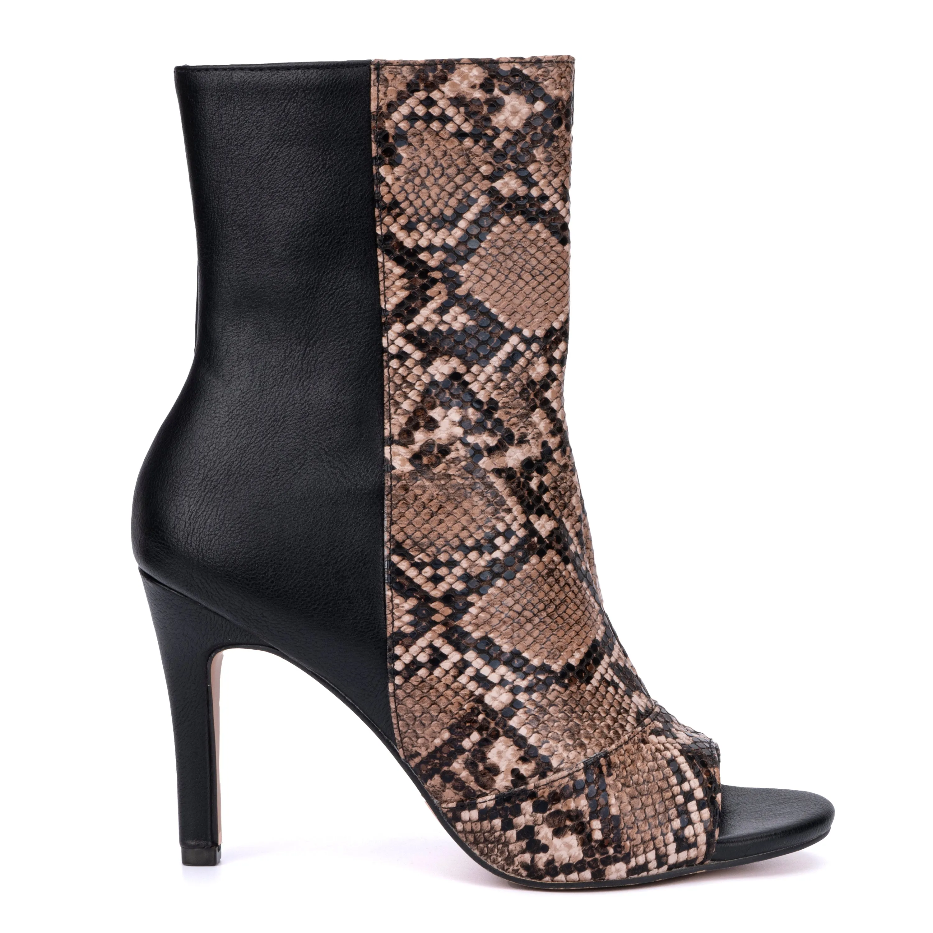 Nola Contrast Panel Booties