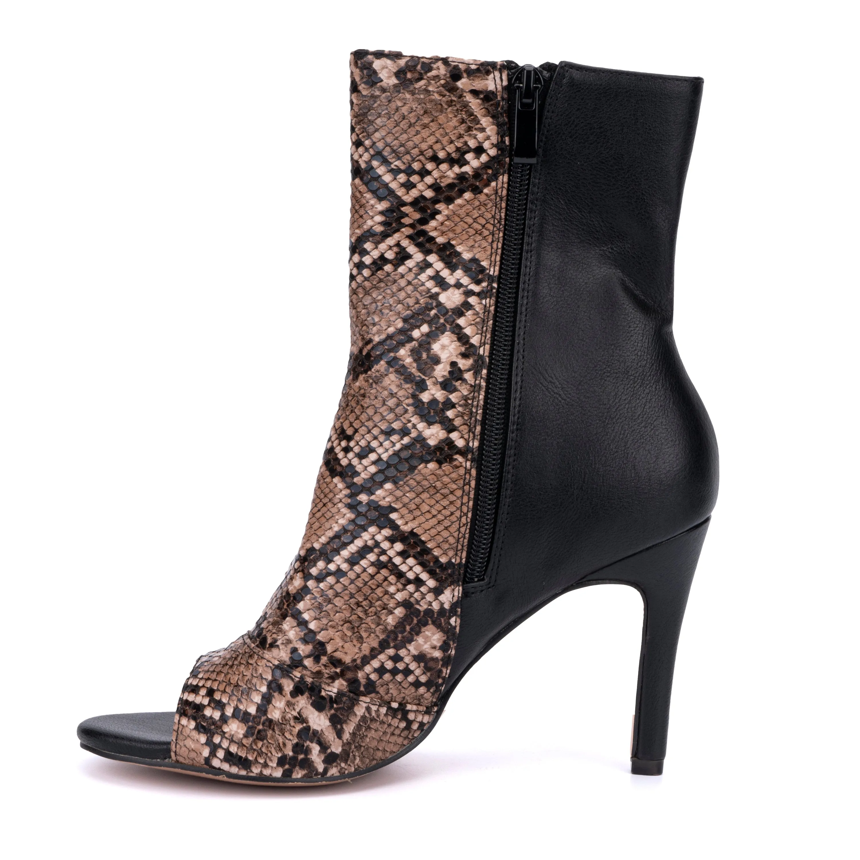 Nola Contrast Panel Booties