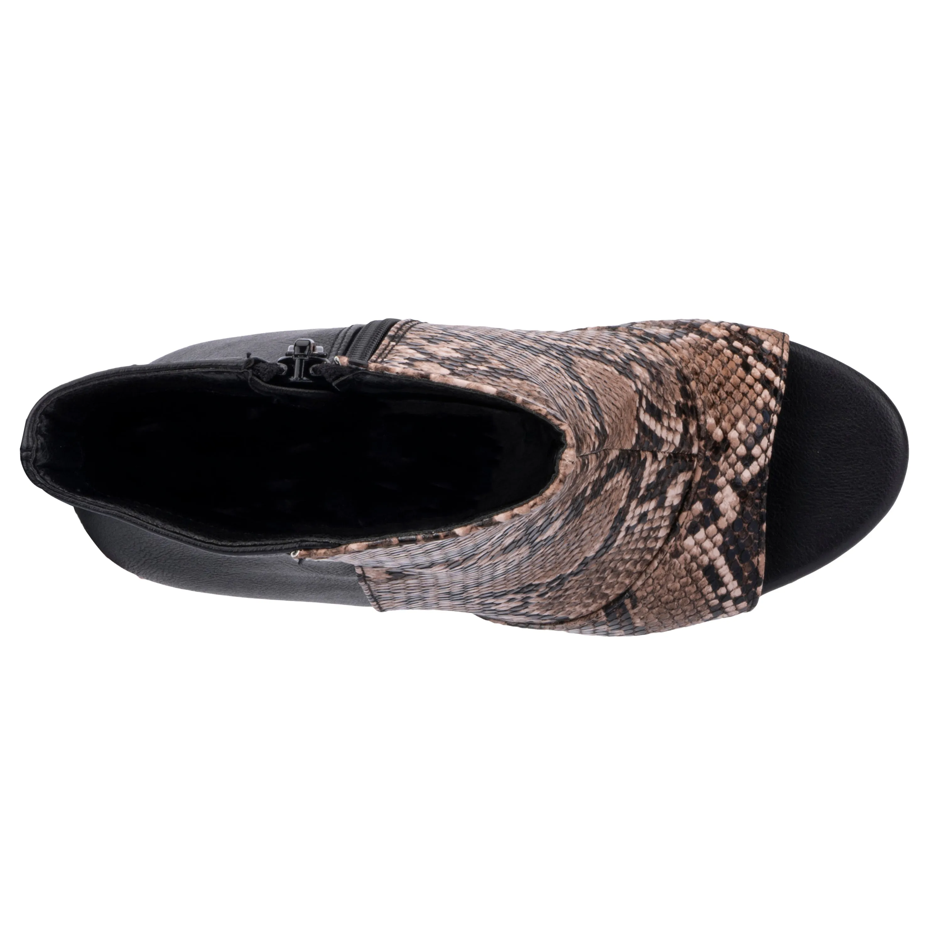 Nola Contrast Panel Booties