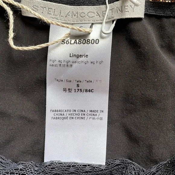 NWT Stella McCartney high leg high waist lace panties