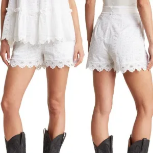 NWT Toccin Tap Crochet Lace Shorts