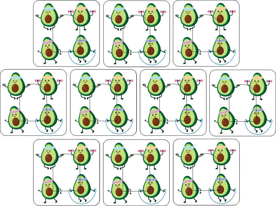Omnipod Avocado Design Patches 10 pack