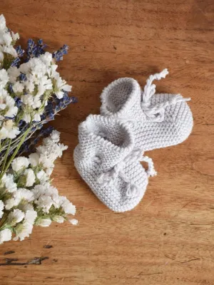 Organic cotton Grey booties