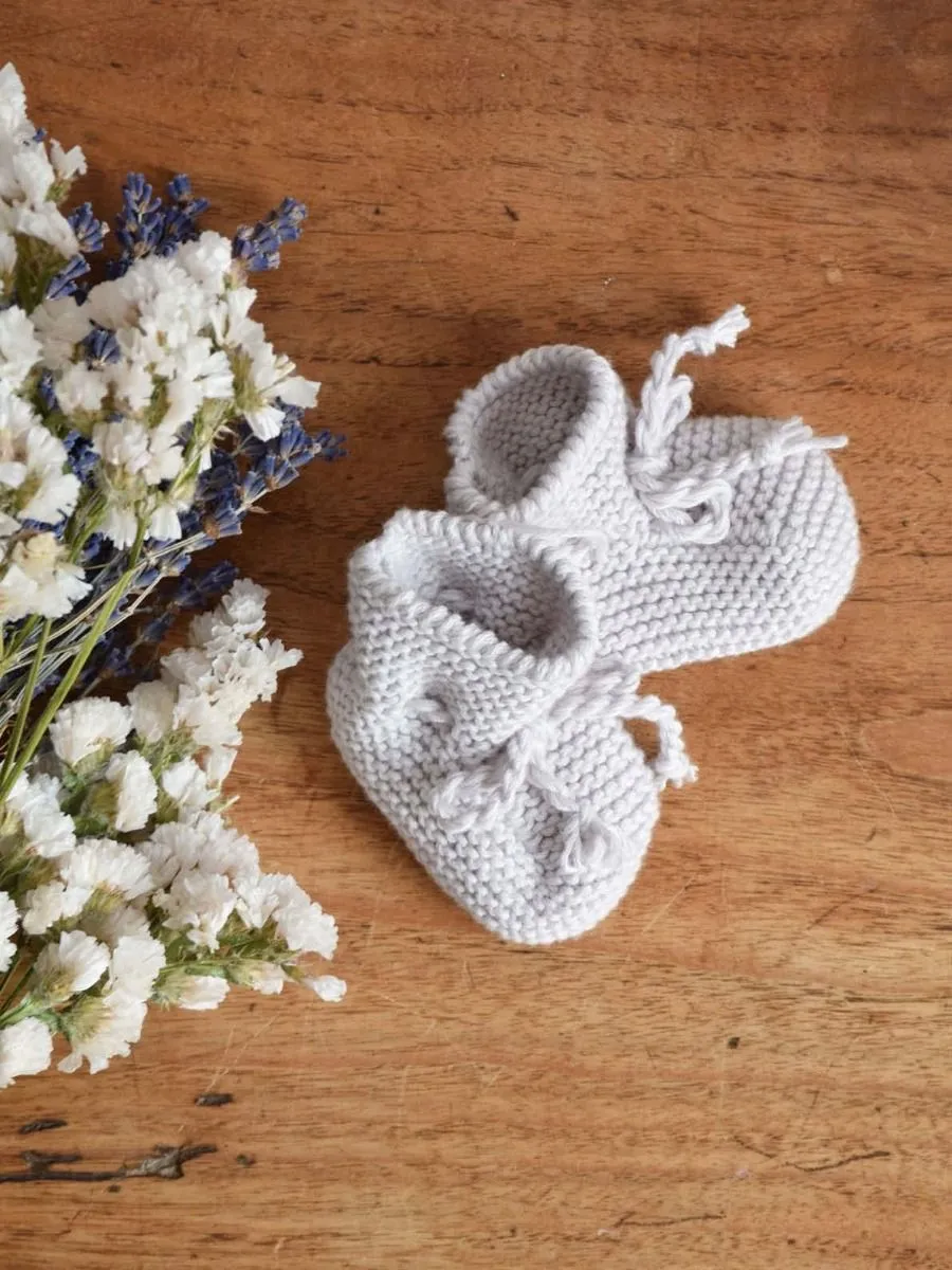 Organic cotton Grey booties
