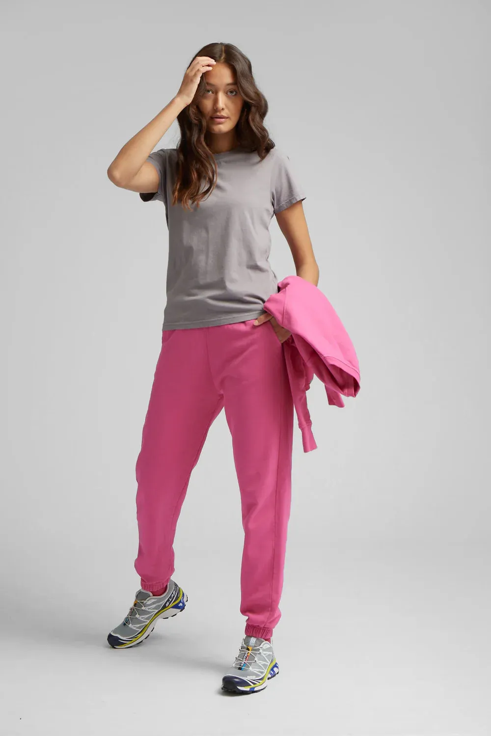 Organic Sweatpants in sapphire blue