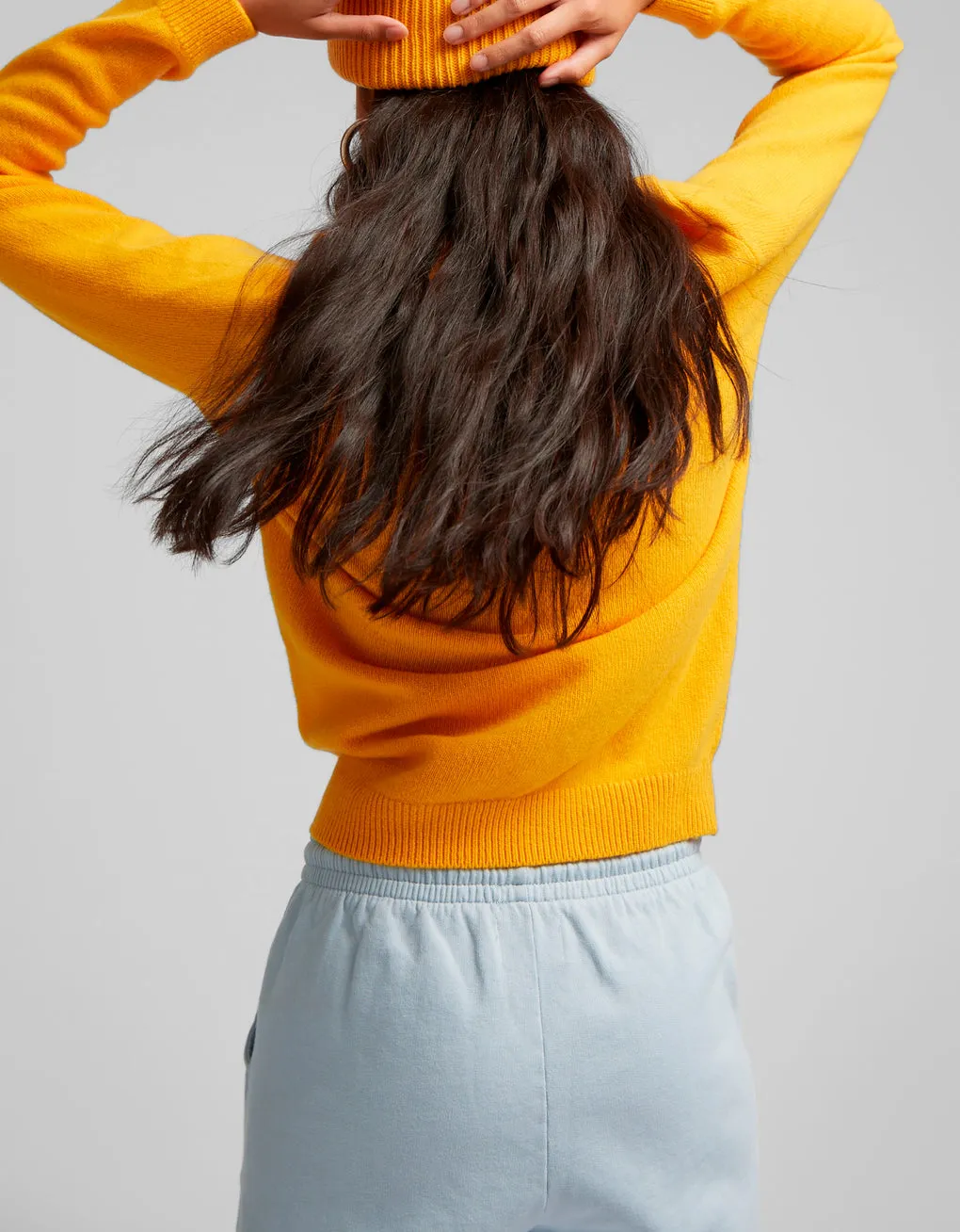 Organic unisex sweatpants in neptune blue