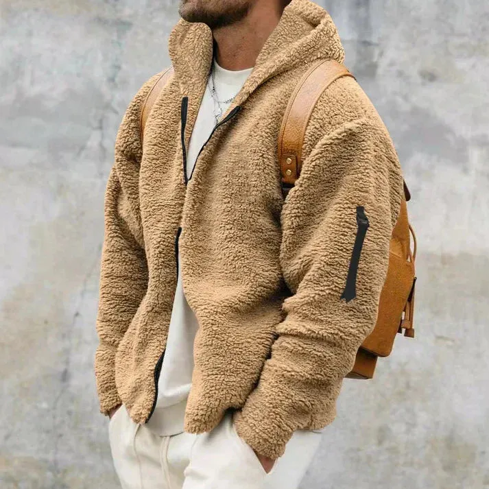 Orlan - Fleece Jacket With Hood For Men