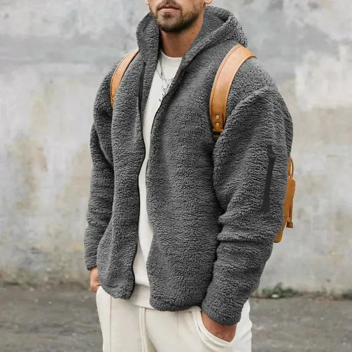 Orlan - Fleece Jacket With Hood For Men
