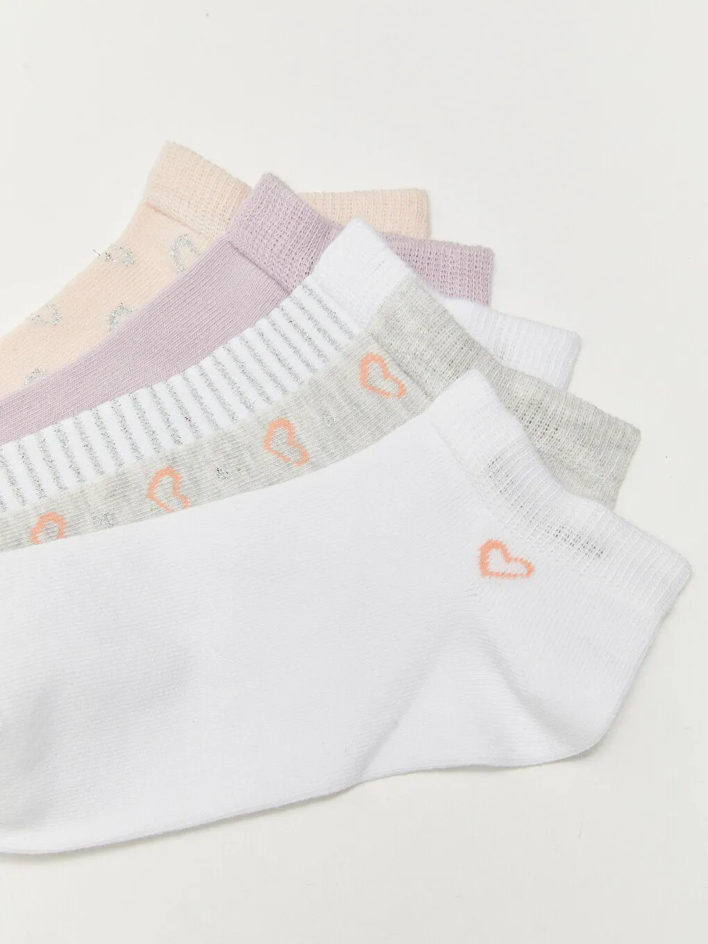 Patterned Women's Booties Socks Pack of 5
