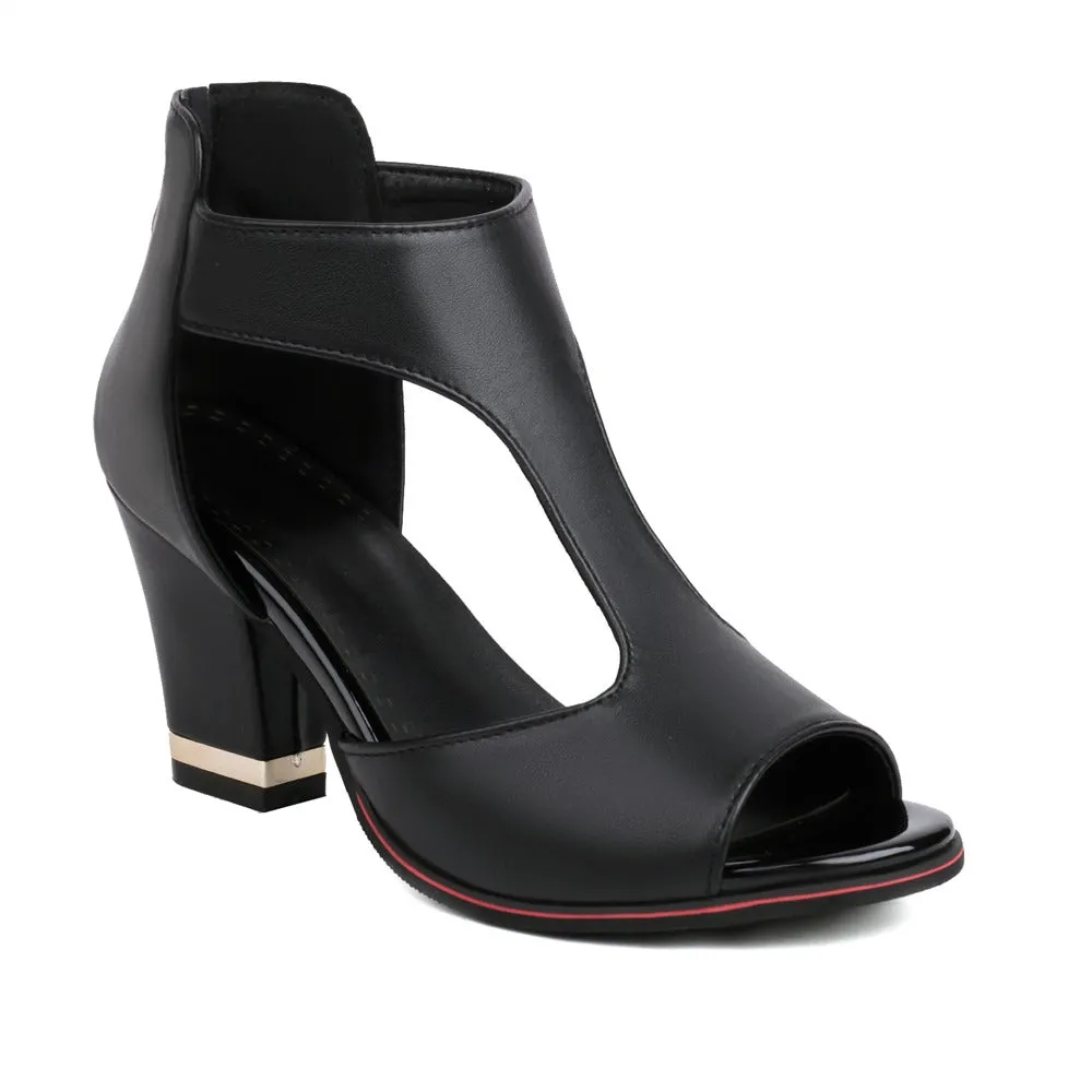 Petra® | Orthopedic leather sandals with heels