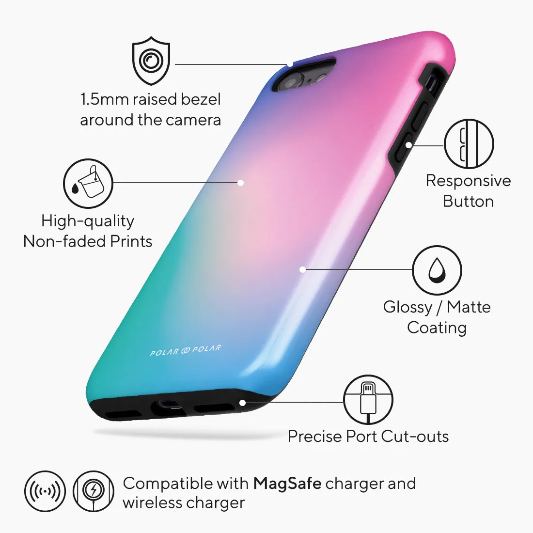 Polar Light - iPhone SE3 / SE2 / 8 / 7 Case