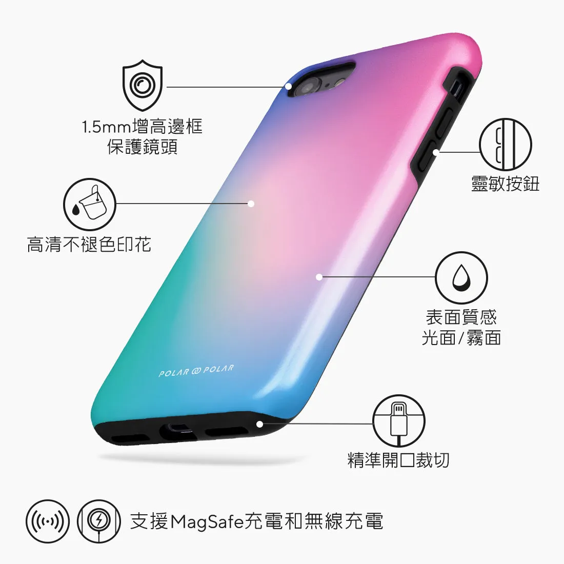 Polar Light - iPhone SE3 / SE2 / 8 / 7 Case
