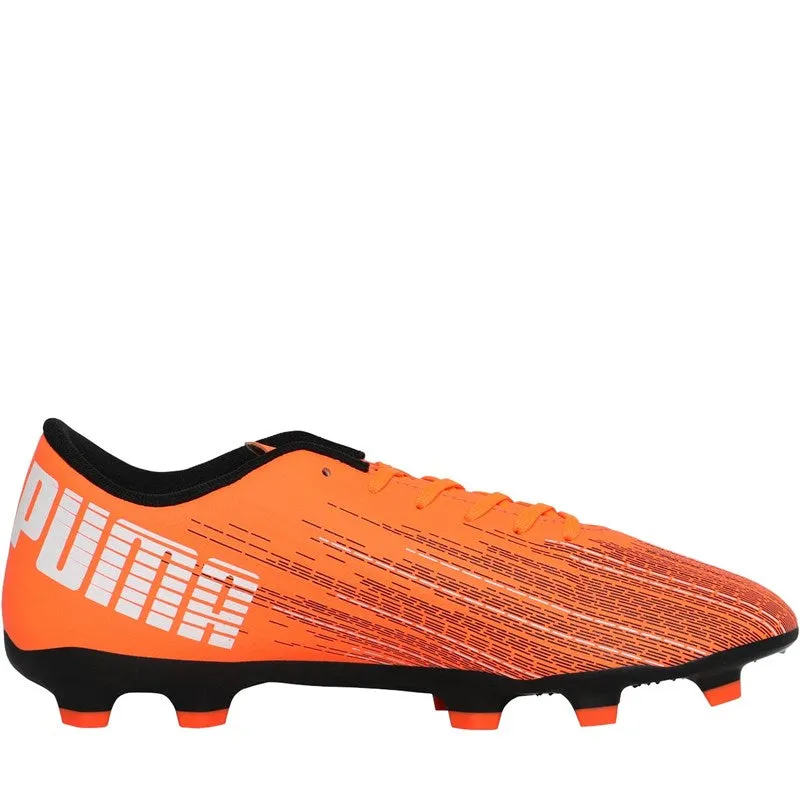 PUMA Mens Ultra 4.1 Fg/Ag Firm Ground Football Boots Shocking Orange | Size: UK 9