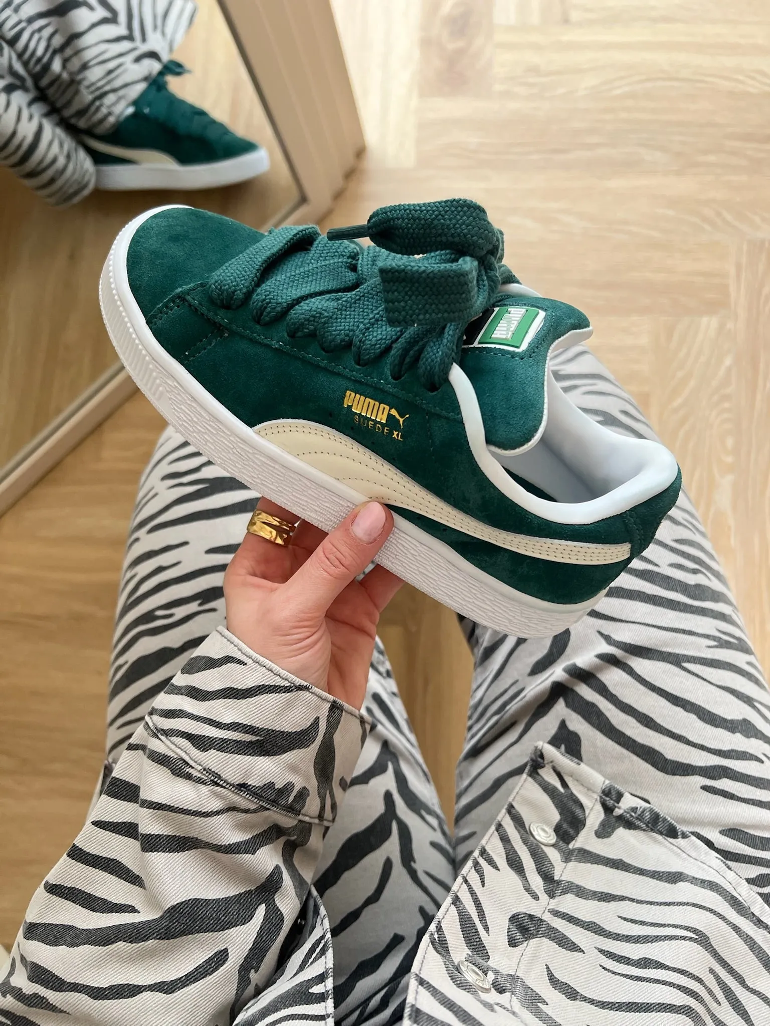 Puma Suede XL Sneakers Dark Myrtle/Warm White