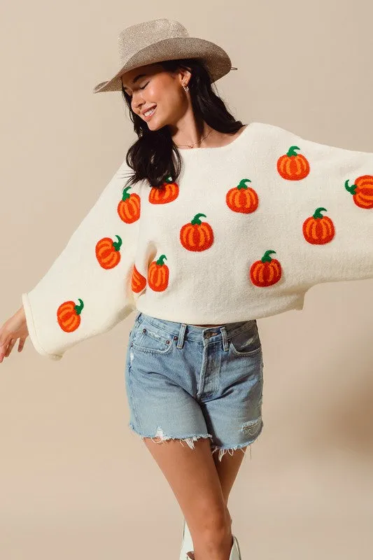 Pumpkin Patch Sweater Top