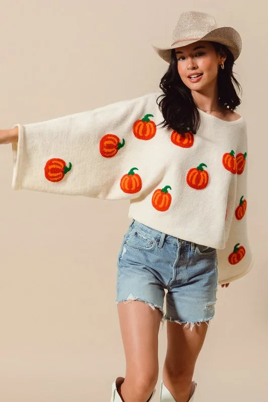 Pumpkin Patch Sweater Top