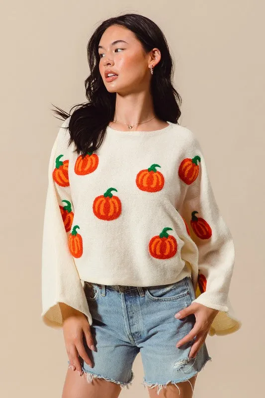 Pumpkin Patch Sweater Top
