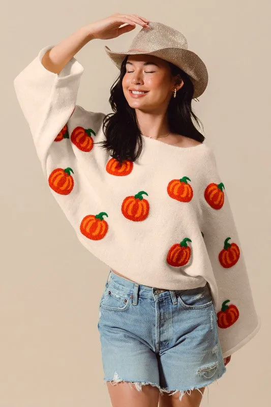 Pumpkin Patch Sweater Top