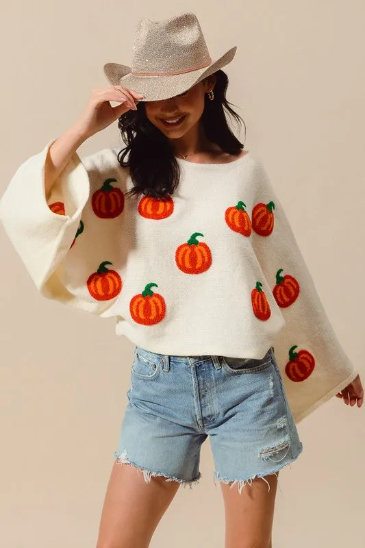 Pumpkin Patch Sweater Top