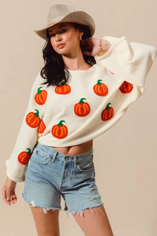 Pumpkin Patch Sweater Top