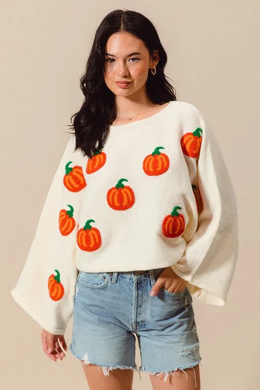 Pumpkin Patch Sweater Top