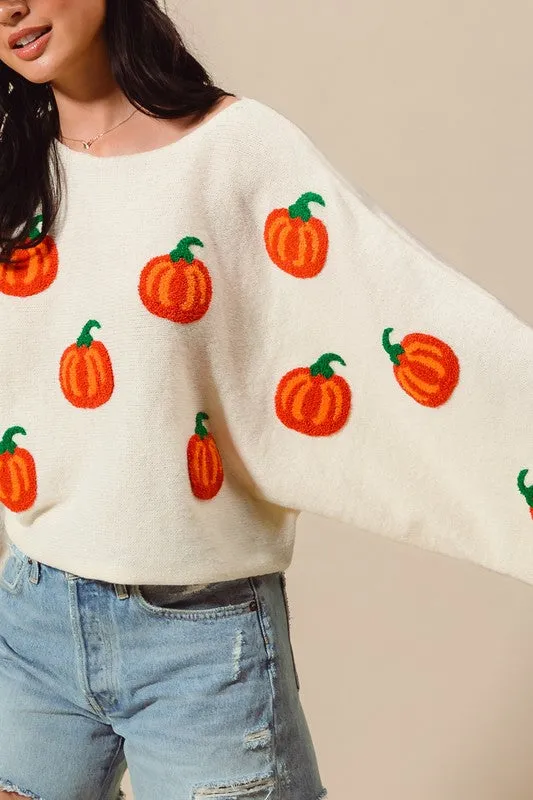 Pumpkin Patch Sweater Top