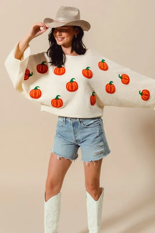 Pumpkin Patch Sweater Top
