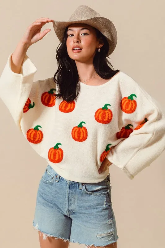 Pumpkin Patch Sweater Top