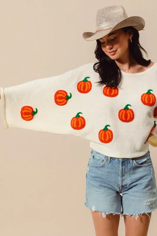 Pumpkin Patch Sweater Top