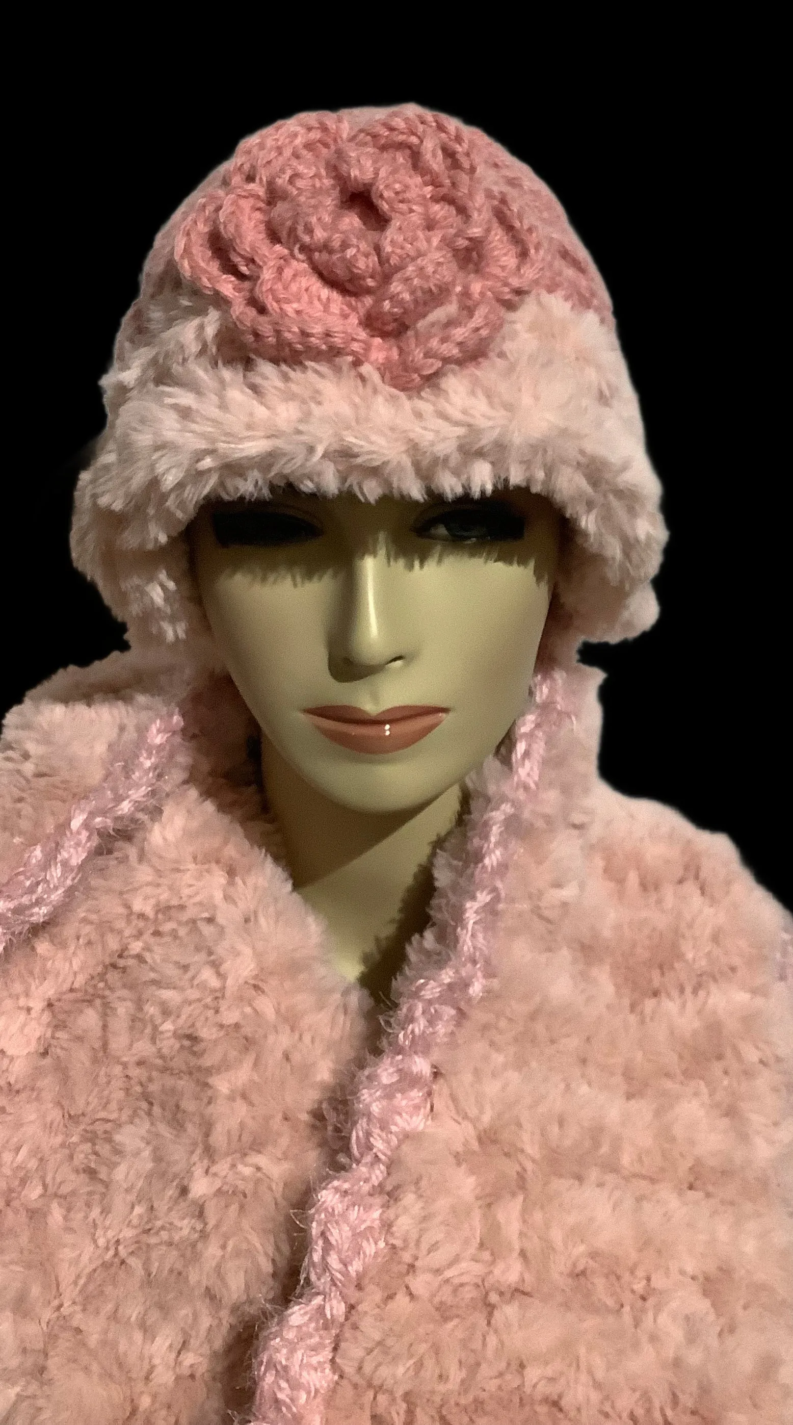 "THE PINK ALPACA HAT", handmade alpaca hat, beanie without a brim, baby alpaca yarn, Xmas gift, winter must, made in USA