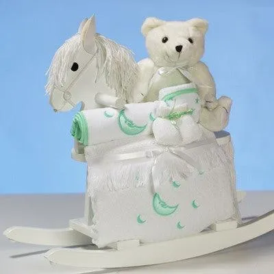 ROCKING HORSE & LAYETTE BABY SHOWER GIFT