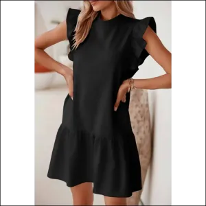 Ruffle Hem Mini Dress: so Soft, It's Practically Illegal! 😈 Needful Things