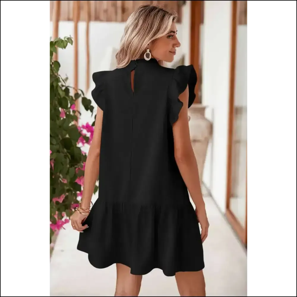 Ruffle Hem Mini Dress: so Soft, It's Practically Illegal! 😈 Needful Things