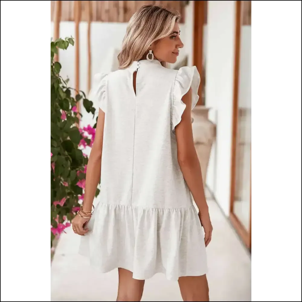 Ruffle Hem Mini Dress: so Soft, It's Practically Illegal! 😈 Needful Things