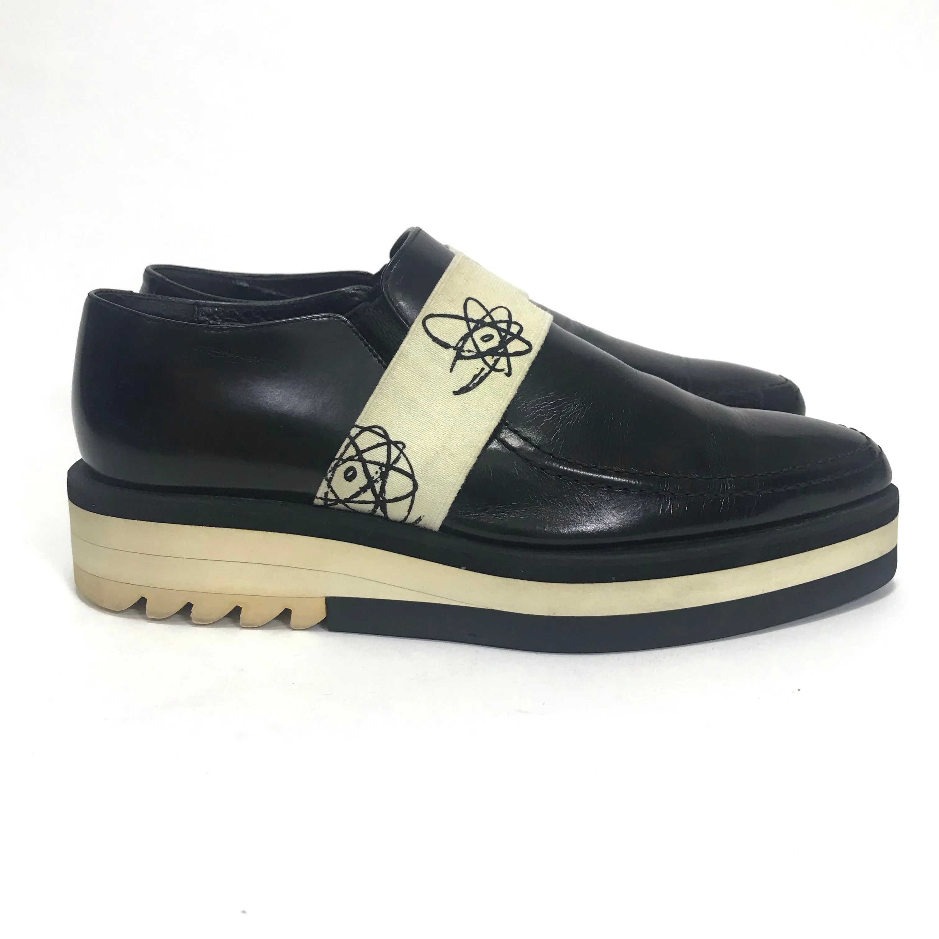 [S] Undercover x Futura Ridge Sole Leather Shoes Black S