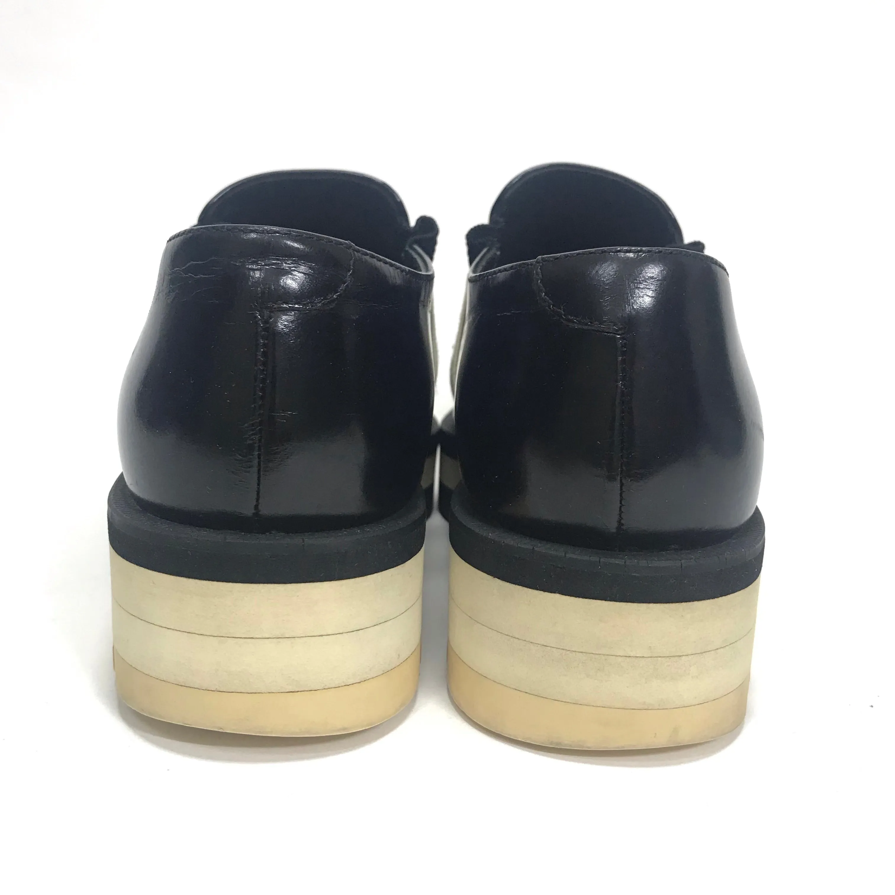 [S] Undercover x Futura Ridge Sole Leather Shoes Black S