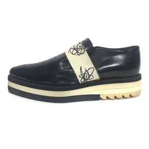 [S] Undercover x Futura Ridge Sole Leather Shoes Black S