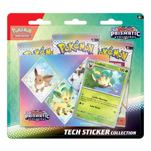 Scarlet & Violet Prismatic Evolutions Tech Sticker Collection (Set of 3) POKEMON TCG