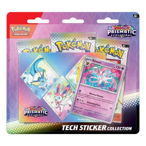 Scarlet & Violet Prismatic Evolutions Tech Sticker Collection (Set of 3) POKEMON TCG